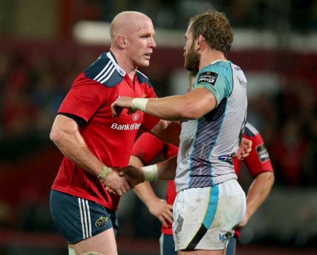 Paul O'Connell and Alun Wyn Jones