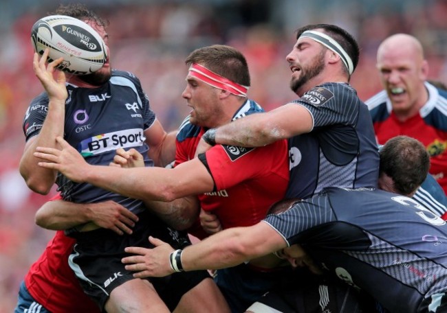 CJ Stander with Tyler Ardron and Scott Baldwin