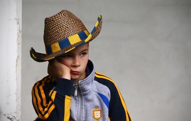 A young Clare supporter