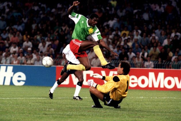 Soccer - World Cup Italia 1990 - Quarter Final - England v Cameroon - Stadio San Paolo