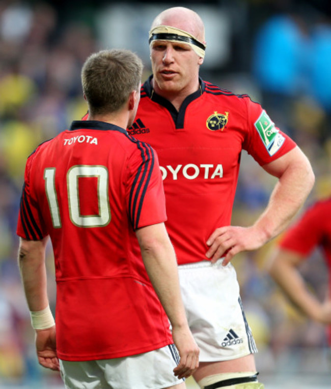 Ronan O'Gara and Paul O'Connell