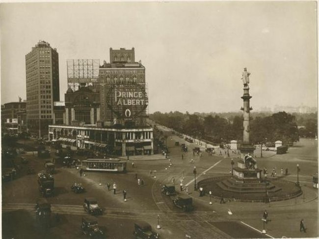 here-is-a-look-at-a-quiet-columbus-circle-of-yesteryear