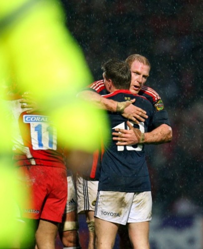 Paul O'Connell and Ronan O'Gara