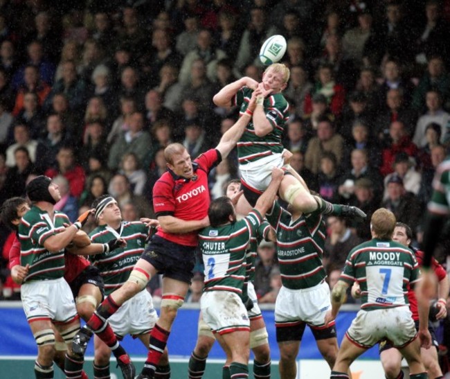 Paul O'Connell with Leo Cullen 22/10/2006