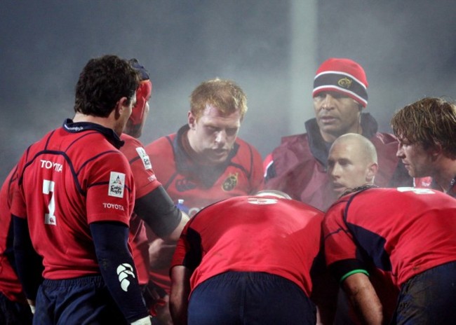 Paul O'Connell and the Munster forwards 21/1/2006