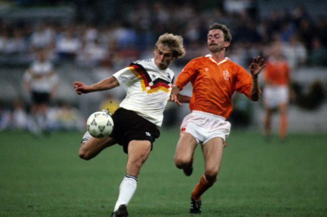 Soccer - World Cup Italia 90 - Second Round - West Germany v Holland - Stadio Giuseppe Meazza, Milan