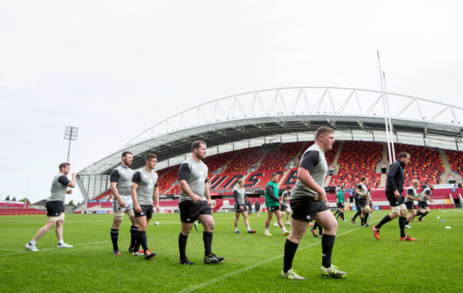 Colm O'Shea, Michael Bent and Tadhg Furlong