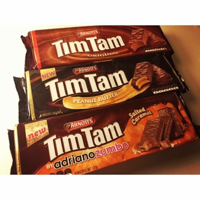 Can't come home from #Australia without some #timtam's!! #crackcookies