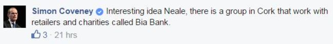 simon coveney bia bank