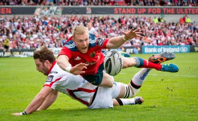 Iain Henderson with Keith Earls