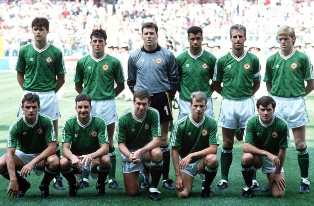 The Ireland team 1990