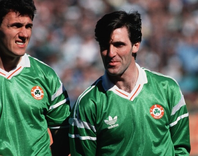 Tony Cascarino and Bernie Slaven 1990