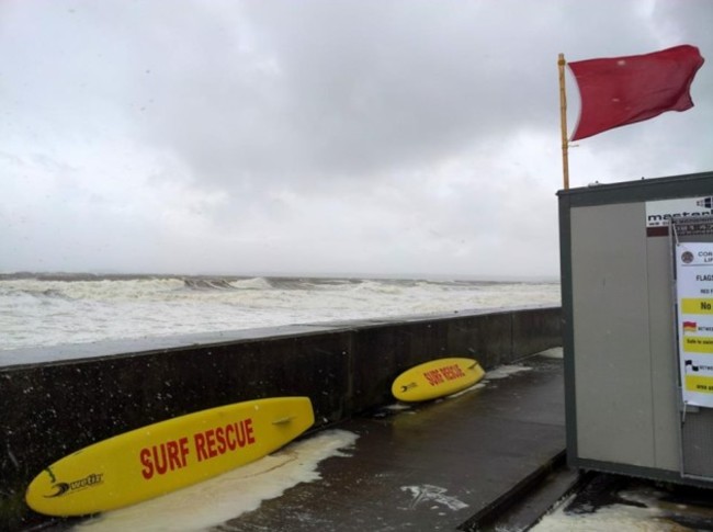 Red Flag on Front Strand Youghal