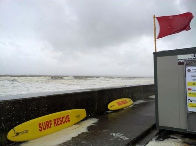 Red Flag on Front Strand Youghal