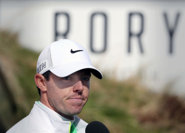 Rory McIlroy after he failed to make the cut after the 2nd round