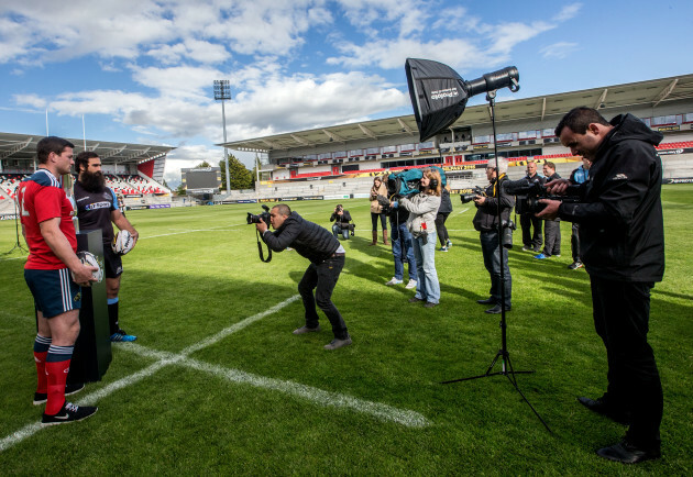 Denis Hurley and with the Guinness Pro12 trophy