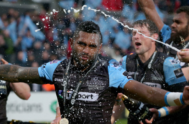 Niko Matawalu celebrates