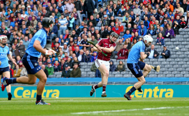 Joseph Cooney scores the opening goal