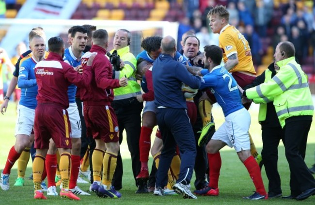 Soccer - Scottish Premiership -Play-Off - Final - Second Leg - Motherwell v Rangers - Fir Park