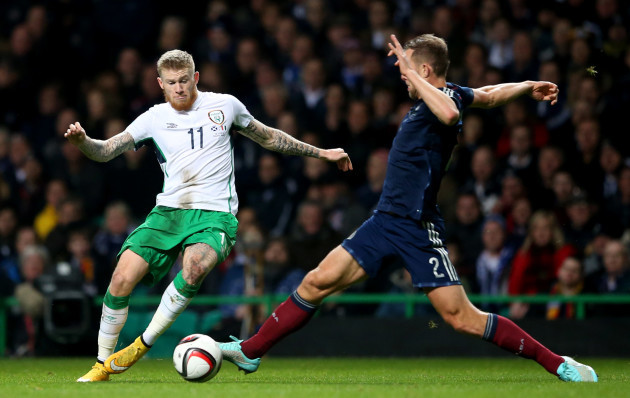 James McClean and Steven Whittaker