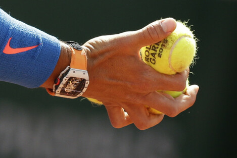 Rafael Nadal wears this 700 000 watch while he s playing tennis