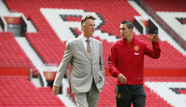 Britain Soccer Manchester United Angel Di Maria