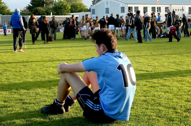 Paul Winters dejected after the game