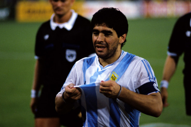 Soccer - FIFA World Cup Italia 90 - Semi Final - Italy v Argentina - Stadio San Paolo, Naples