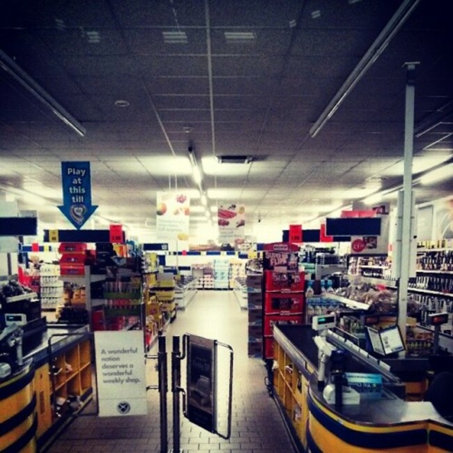 dawn of the lidl. only time you'll see no queue