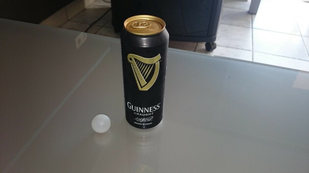 guinness widget ball thought someone random because cut ie