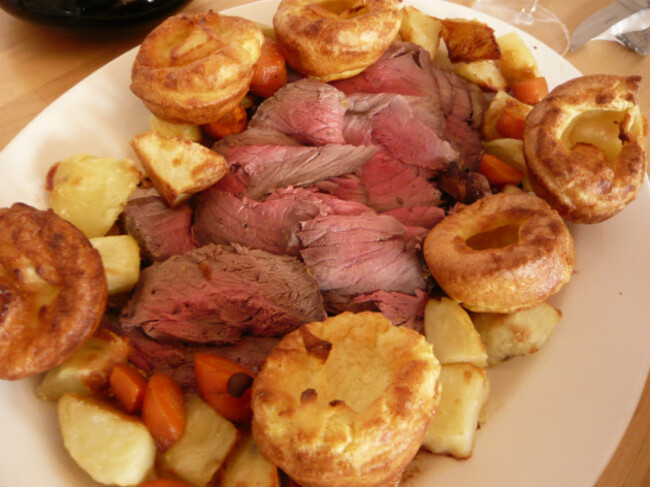 365.121: Sunday roast