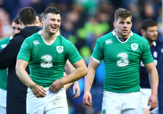 Robbie Henshaw and Jordi Murphy