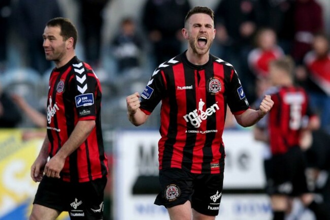 Robbie Creevy celebrates