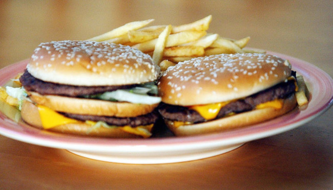 Burger and Chips