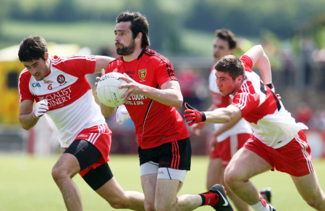 Kevin McKernan with Christopher McKaigue and Ciaran McFaul