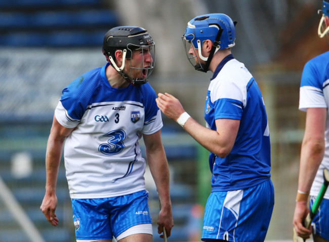 Barry Coughlan celebrates with Stephen OÕKeeffe