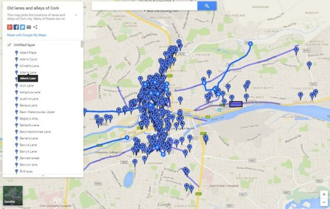 google cork lanes