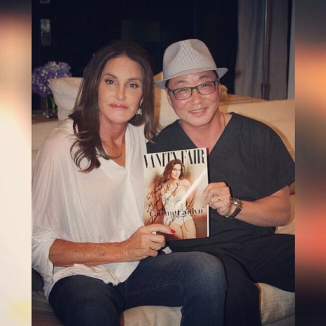 So impressed by my boss Dr Harrison Lee's phenomenal work and being part of Caitlyn's transformation. #caitlynjenner #drharrisonlee #vanityfair #transgender #realself #loveit ❤️