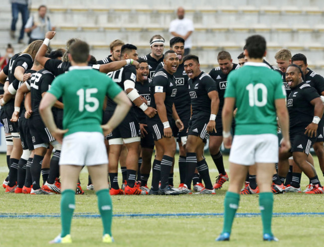 New Zealand perform the haka