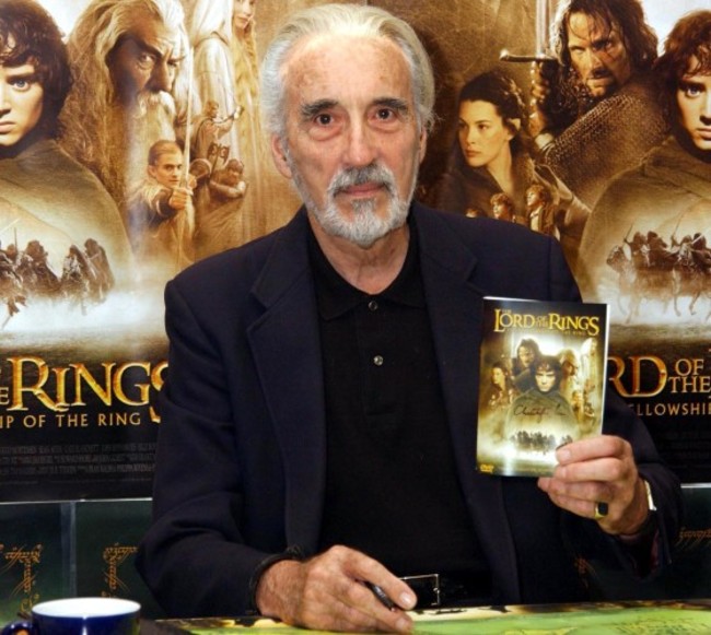 Christopher Lee - DVD launch