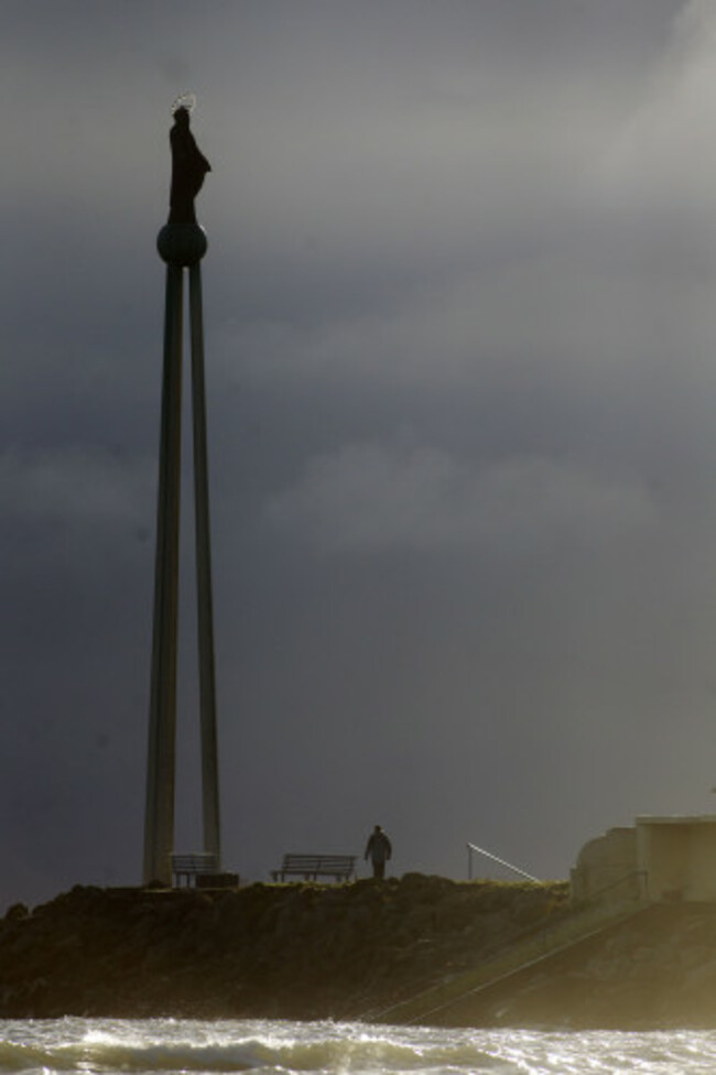 Bull Island. Pictured The Statue of Ma