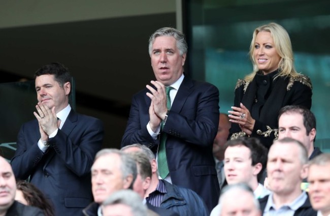 John Delaney with Emma English