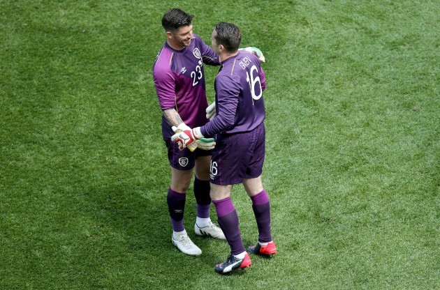 Kieren Westwood and Shay Given