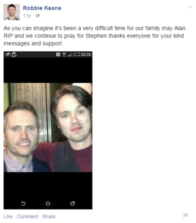 Robbie Keane cousins