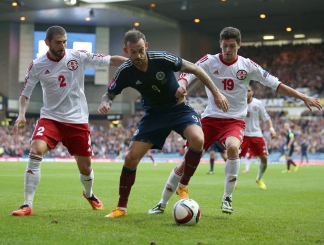 Soccer - UEFA Euro 2016 - Qualifying - Group D - Scotland v Georgia - Ibrox Stadium