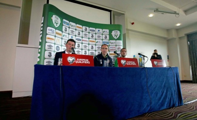 Martin O'Neill with John O'Shea