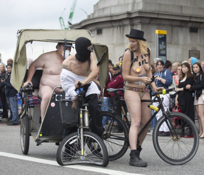 World Naked Bike Ride - London