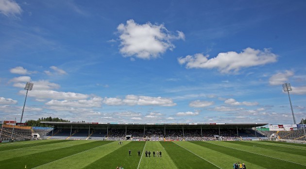 A view of Semple Stadium ahead of the game