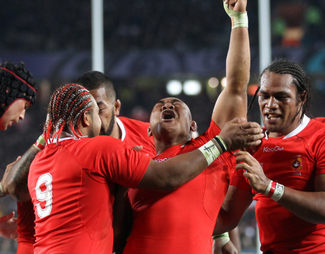 Alisona Taumalolo celebrates