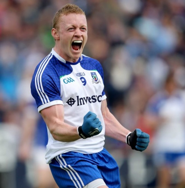 Colin Walshe celebrates at the final whistle